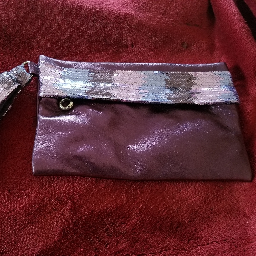 2/$25 NEW PURPLE BLING CLUCH BAG